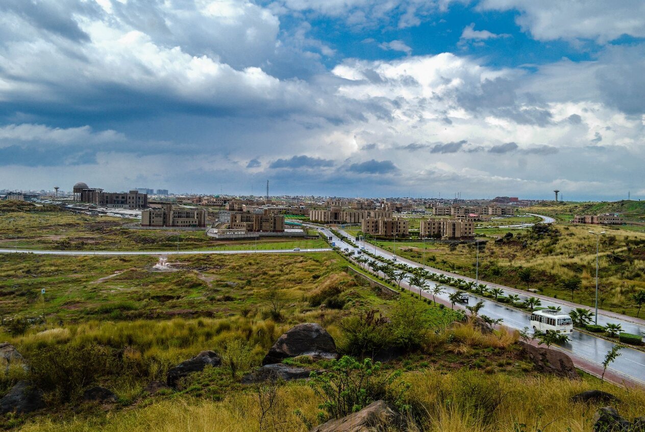 NUST H-12 campus in Islamabad, academic buildings and grounds
